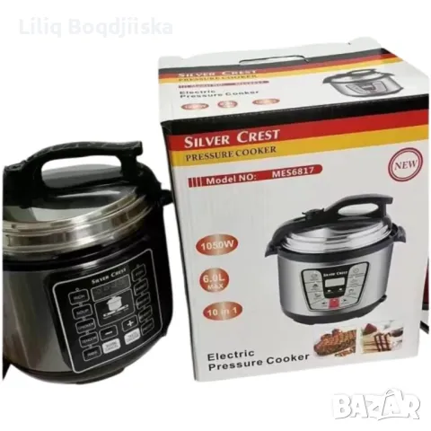 Мултифункционален електрически уред за готвене под налягане Silver Crest 10 в 1, снимка 1