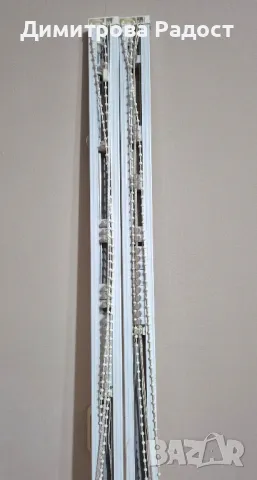 Лентови щори с релсите за два прозореца! Състояние използвано като ново! , снимка 3 - Закачалки - 49780738