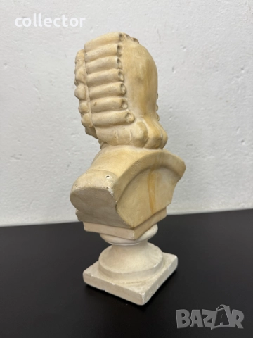 Бюстът на Йохан Себастиан Бах. №7588, снимка 5 - Антикварни и старинни предмети - 52317463