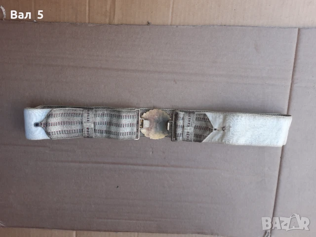 Сърмен параден офицерски колан - БНА , НРБ , униформа, снимка 6 - Антикварни и старинни предмети - 50458859