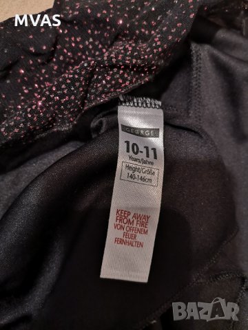 Нова черна пола с розово за момиче 140-146 см 10-11 години, снимка 5 - Детски рокли и поли - 35767277