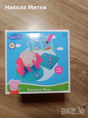 Образователна детска игра Бинго Пепа пиг