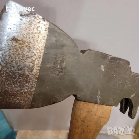 уникална немска военна брадва ошенкопф, снимка 4 - Антикварни и старинни предмети - 48842791