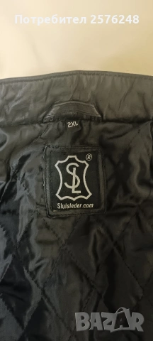 Дамско кожено мото яке XXL , снимка 4 - Якета - 53622199