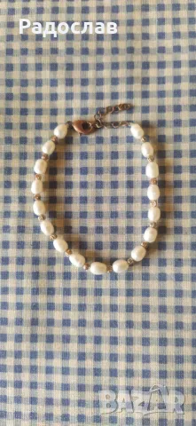 гривна с натурални перли
