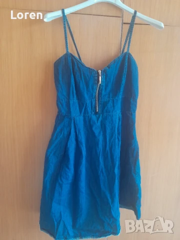 Рокличка от тънък плат тип дънков