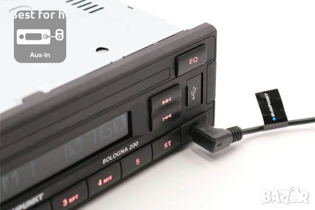 Blaupunkt Bologna 200 Черен 1-DIN, снимка 4 - Други - 53760885