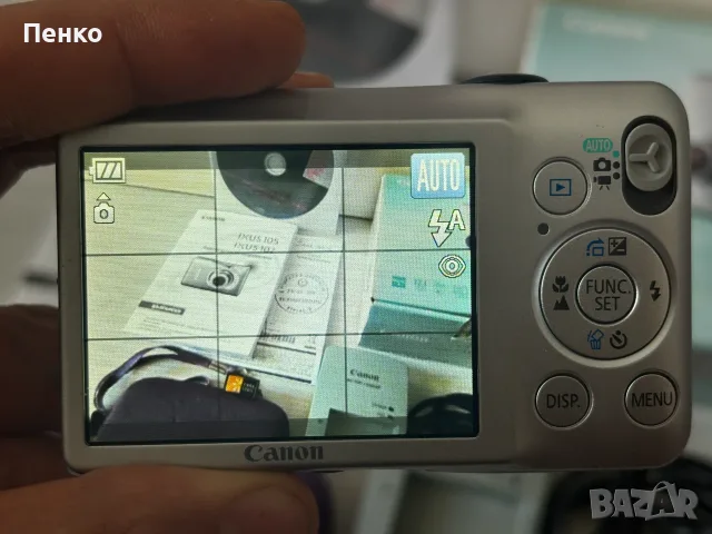 фотоапарат Canon IXUS 105 – като нов, пълен оригинален комплект, снимка 3 - Фотоапарати - 55899488