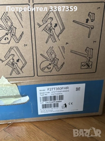 Монитор Samsung 27 инча, снимка 2 - Монитори - 52379333