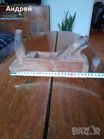 Старо дърводелско ренде #4, снимка 3 - Антикварни и старинни предмети - 44534062