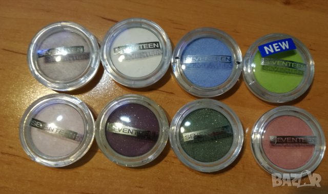 Продавам голям комплект тестери Seventeen-пудри, ружове, сенки, снимка 15 - Декоративна козметика - 39897036