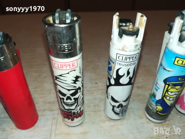 CLIPPER-ЛОТ 6-ЗАПАЛКИ ЗА КОЛЕКЦИЯ 10БР ЗА 65ЛВ 2512241710, снимка 9 - Колекции - 48457587