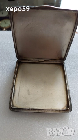 Стара сребърна табакера,с гилеше емайл сребро 925 , снимка 5 - Други ценни предмети - 52273904