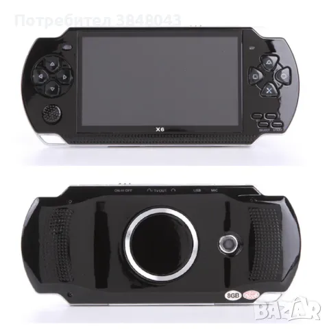 Портативна игрова конзола X6, снимка 3 - Други игри и конзоли - 50242653