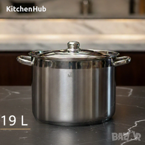 Неръждаема тенджера -  MERCURY HAUS COSMO PREMIUM – издържа натоварване, готви равномерно и служи с , снимка 8 - Прибори за хранене, готвене и сервиране - 52381513