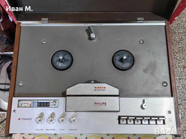 Ролков магнетофон Philips 4404 , снимка 2 - Аудиосистеми - 53494766