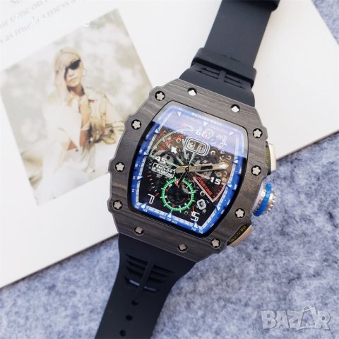 Мъжки часовник Richard Mille Mancini RM11-04 с автоматичен механизъм, снимка 3 - Луксозни - 41390948