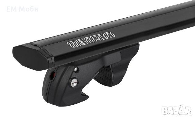 Алуминиеви Аеродинамични греди MENABO Jackson за стандартен рейлинг, снимка 3 - Аксесоари и консумативи - 44398235