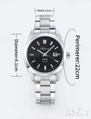 🔥Ексклузивна Оферта - Луксозен мъжки часовник DENVOSI на Промо Цена!, снимка 5 - Мъжки - 53200266