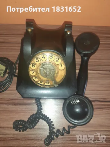 Стар телефон - Ворошилов, снимка 7 - Други ценни предмети - 50413504
