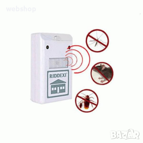 УЛТРАЗВУКОВ УРЕД ПРОТИВ ХЛЕБАРКИ/ ГРИЗАЧИ, RIDDEX PLUS, снимка 5 - Друга електроника - 36219363