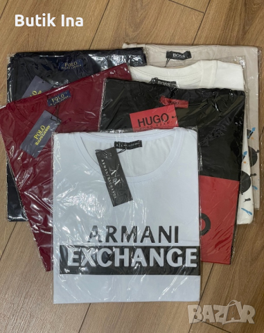 Мъжки тениски🏷️ Armani, Boss, Polo, снимка 4 - Тениски - 43923323