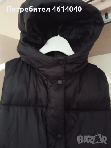 Елек с качулка ZARA размер L, снимка 3 - Елеци - 52499954