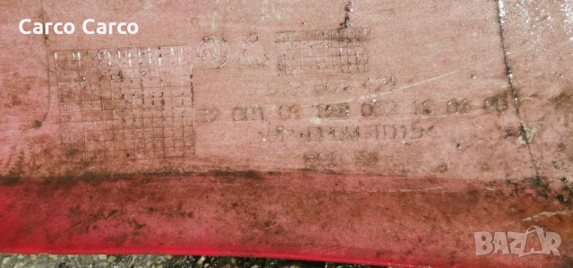 Оригинална броня за Шкода Фабия задна. Оригинален номер 6v9 807421 Shkoda Fabia original, снимка 5 - Части - 36264270