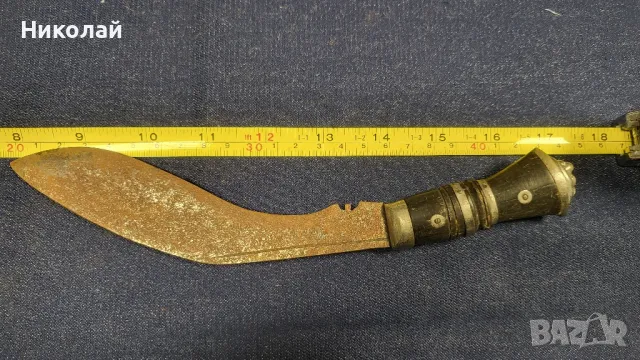 Нож кукри, снимка 5 - Антикварни и старинни предмети - 48382343