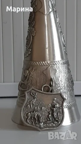 РОГ за пиене от калай Antik*Vintage#45, снимка 11 - Антикварни и старинни предмети - 55725040