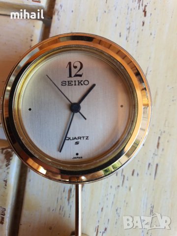 Сейко,настолен часовник,от 80-те години, снимка 5 - Стенни часовници - 41702948