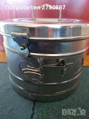  Барабан за стерилизация с капак Зема София, неръждаема стомана, снимка 7 - Лаборатория - 48600978