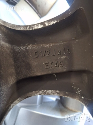 Оригинални Алуминиеви Джанти за ОПЕЛ-4Х100Х56.6-14цола, снимка 6 - Гуми и джанти - 52834414