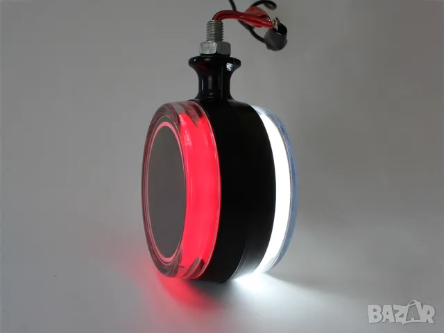 LED габарит за огледало 12-24V червено-бял за Mercedes, снимка 2 - Аксесоари и консумативи - 55868904