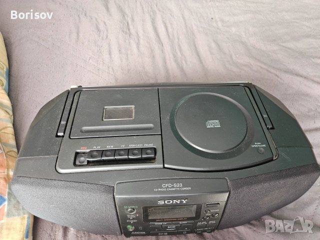 SONY радиокасетофон със CD, снимка 3 - Радиокасетофони, транзистори - 52255216