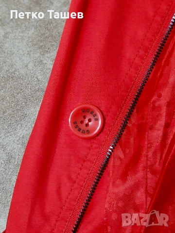 GUESS /Червен Тренчкот / Шлифер, снимка 6 - Шлифери - 53574800