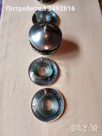 Много стар руски сервиз за чай , снимка 5 - Антикварни и старинни предмети - 50168479