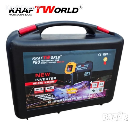 Професионален Инверторен Електрожен + Соларни Очила – с Дисплей и Куфар, снимка 5 - Други инструменти - 50641259