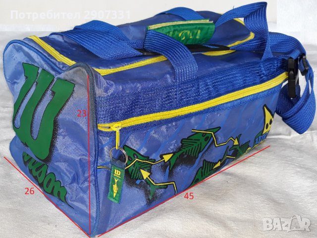 Спортна чанта Wilson. Размери 45 x 26 x 23 см, снимка 2 - Чанти - 41025741