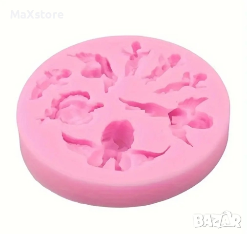 8 ангели ангела Силиконов молд форма за гипс сапун смола фондан за декорация на торта , снимка 2 - Форми - 52005284