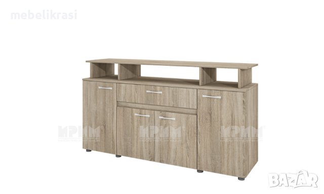 Скрин "Сити 3056"с 1 чекмедже и 4 врата с плавно затваряне, снимка 2 - Скринове - 42269420