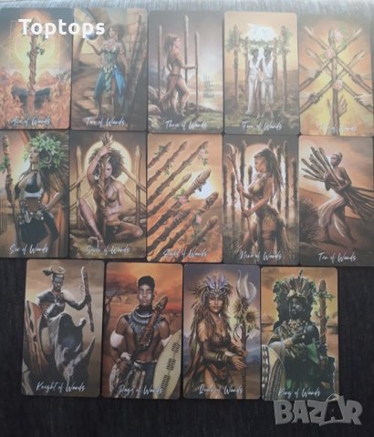 Вълшебни таро карти: Elemental Wisdom Tarot & Dark Mansion Tarot & Slavic Legends Tarot, снимка 5 - Карти за игра - 34659537