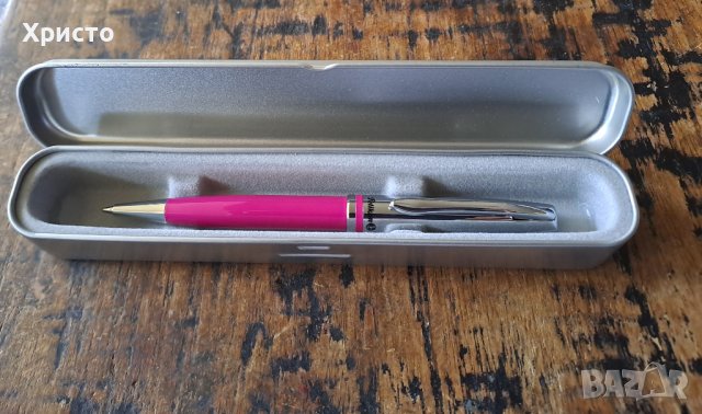 химикалка Пеликан Джаз в метална кутия, Peliкan Jazz Classic K35, цвят фуксия и други, снимка 8 - Ученически пособия, канцеларски материали - 40213012