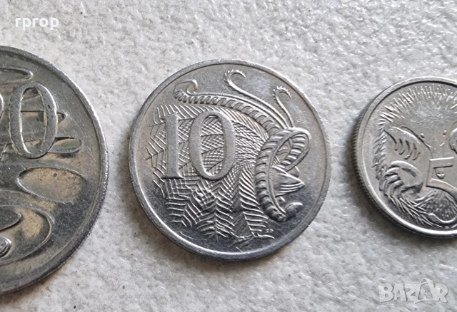 Австралия. Лот .5, 10 ,20, 50 цента .Кралицата на средна възраст., снимка 4 - Нумизматика и бонистика - 41411682