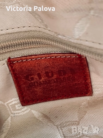 Луксозна кожена чантичка/ несесер GIUDI  Италия, снимка 5 - Чанти - 51758112