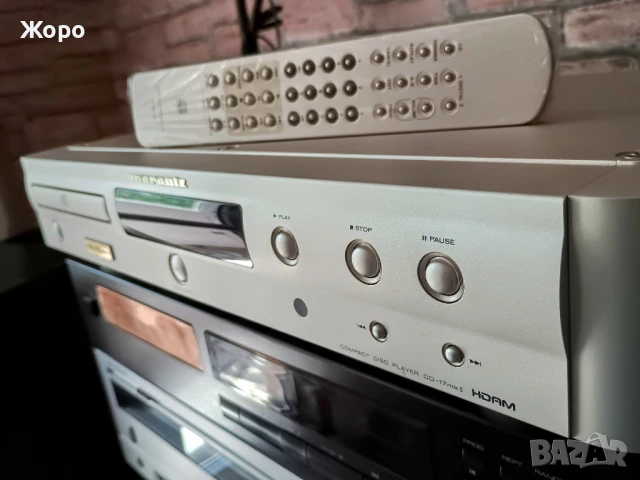 ⏯️Клип. Marantz CD-17mk II - транзисторен плеър с 2xHDAM Class A, снимка 5 - Ресийвъри, усилватели, смесителни пултове - 50546553