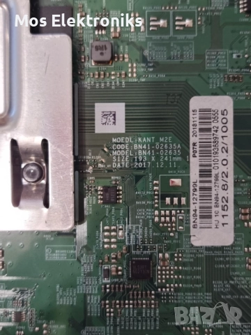 MainBoard - BN41-02635A = UE55NU7172, снимка 2 - Части и Платки - 51859126