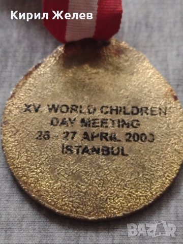 Стар рядък медал 🏅 за колекция декорация - 25951, снимка 4 - Други ценни предмети - 34522388