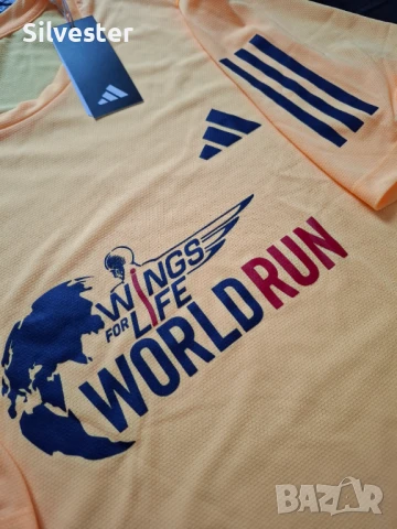 World Run Мъжка тениска АДИДАС / Adidas, Чисто нова, Размер M, L