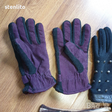 Лот от три чифта дамски ръкавици за 6 лева, снимка 3 - Ръкавици - 36135613